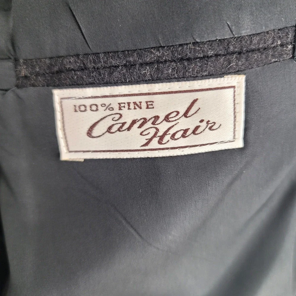 Botany 500‎ Camel Hair Blazer Men's Large Vintage Classic Dark Academia EUC